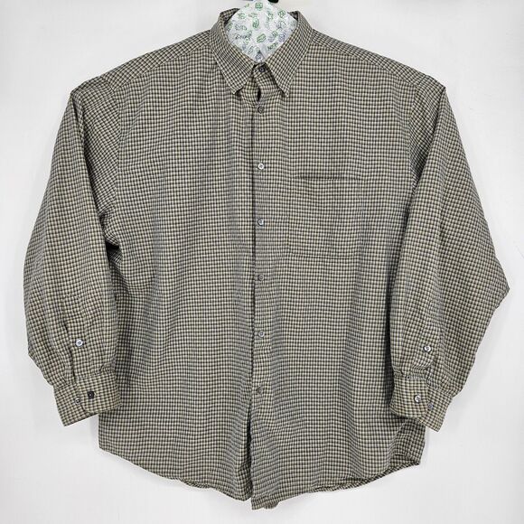 Tricots St Raphael Shirt Mens XXL Button Down Casual 100% Cotton Long Sleeve - Picture 1 of 12